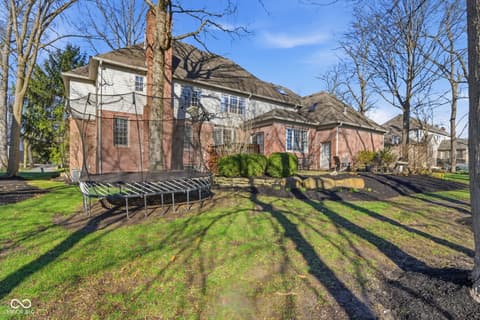 Backyard at 5291 Woodfield Drive S, Carmel, IN