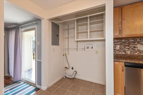 Laundry room at 3226 Elmhurst Drive, Indianapolis, IN