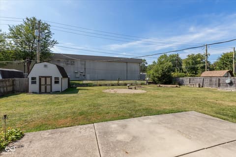 Yard at 3226 Elmhurst Drive, Indianapolis, IN