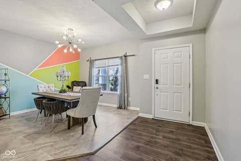 Dining room at 6673 Laurelwood Drive, Pendleton, IN