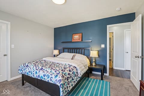 Bedroom at 6673 Laurelwood Drive, Pendleton, IN