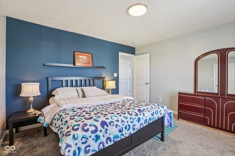 Bedroom at 6673 Laurelwood Drive, Pendleton, IN