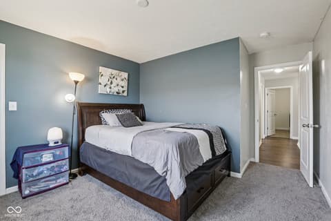 Bedroom at 6673 Laurelwood Drive, Pendleton, IN