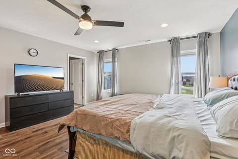 Primary bedroom at 6673 Laurelwood Drive, Pendleton, IN