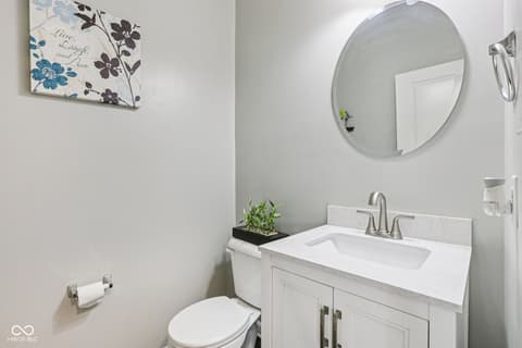 Bathroom at 6673 Laurelwood Drive, Pendleton, IN