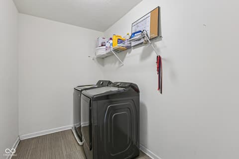 Laundry room at 6673 Laurelwood Drive, Pendleton, IN