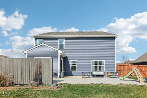 Backyard at 6673 Laurelwood Drive, Pendleton, IN