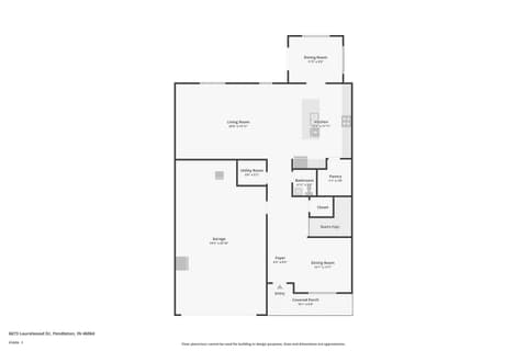 Floor Plan — 6673 Laurelwood Drive, Pendleton, IN