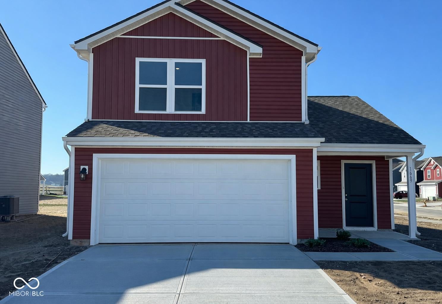 Front exterior at 1669 E Marcile Drive, Martinsville, IN
