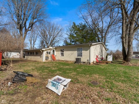 Backyard at 928 S Broadway Street, Pendleton, IN
