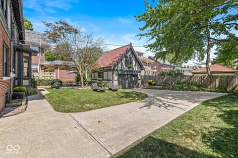 Backyard at 4519 N Meridian Street, Indianapolis, IN