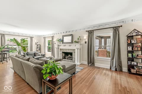 Living room at 4519 N Meridian Street, Indianapolis, IN