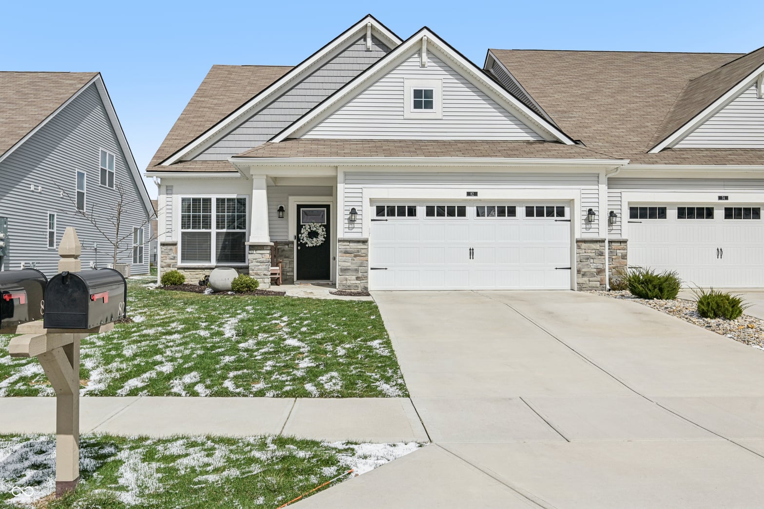 Front exterior at 82 Hovden Drive, Cicero, IN