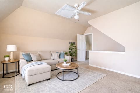 Living room at 239 E 11th Street, Indianapolis, IN