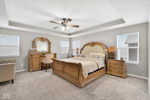 Primary bedroom at 12338 French Cattle Way, Noblesville, IN