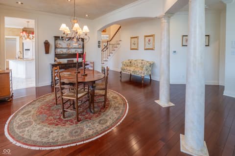 Dining room at 1700 Pathway Drive S, Greenwood, IN