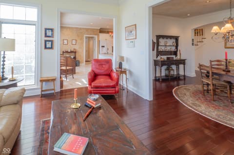 Living room at 1700 Pathway Drive S, Greenwood, IN