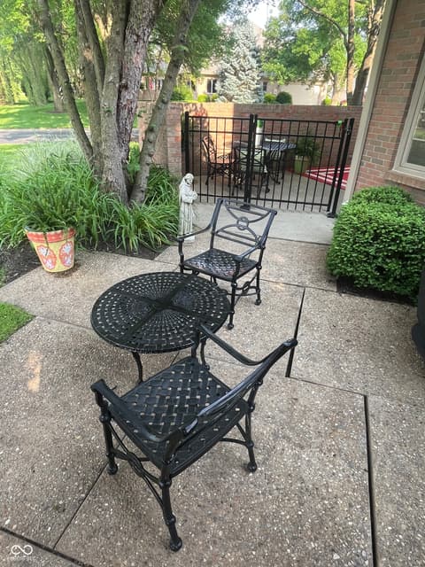 Outdoor living area at 1700 Pathway Drive S, Greenwood, IN