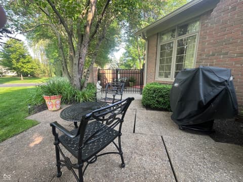 Outdoor living area at 1700 Pathway Drive S, Greenwood, IN