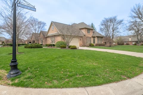 Front exterior at 1700 Pathway Drive S, Greenwood, IN