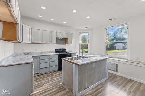 Kitchen at 9577 N Crawford Street, Knightsville, IN