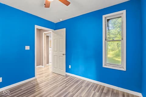 Bedroom at 9577 N Crawford Street, Knightsville, IN