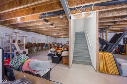 Basement at 4036 Poplar Drive, Whitestown, IN