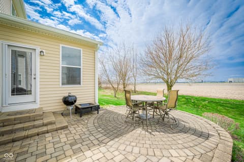 Outdoor living area at 4036 Poplar Drive, Whitestown, IN