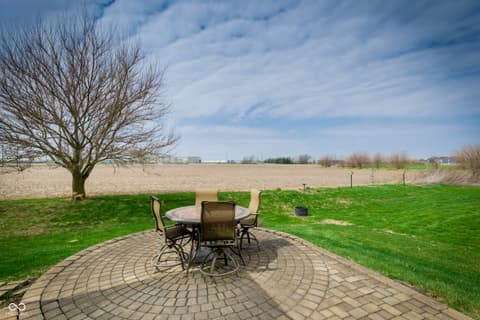 Outdoor living area at 4036 Poplar Drive, Whitestown, IN