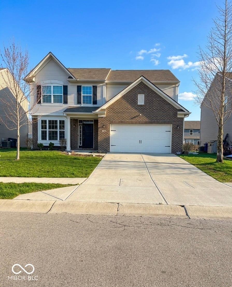 Front exterior at 10342 Deercrest Lane, Indianapolis, IN