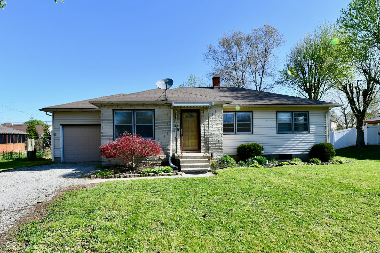 Front exterior at 20 E North Street, New Palestine, IN