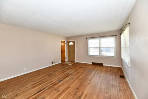 Living room at 20 E North Street, New Palestine, IN