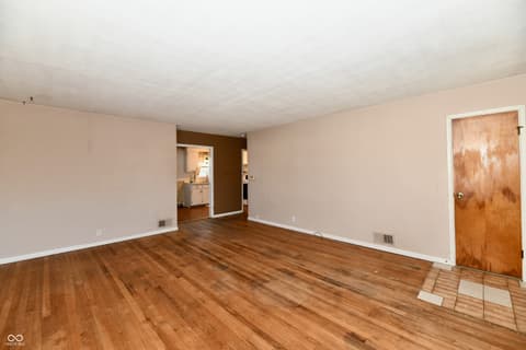 Living room at 20 E North Street, New Palestine, IN