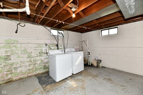 Laundry room at 20 E North Street, New Palestine, IN