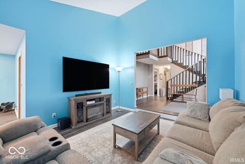 Living room at 4701 N Weir Drive, Muncie, IN