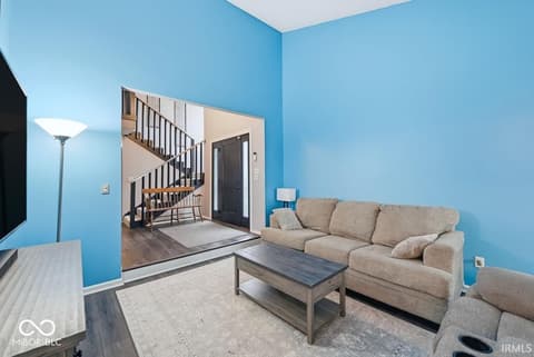 Living room at 4701 N Weir Drive, Muncie, IN