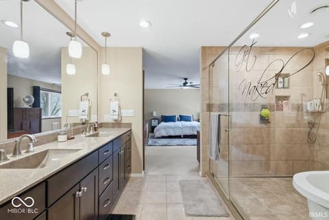 Bathroom at 4701 N Weir Drive, Muncie, IN