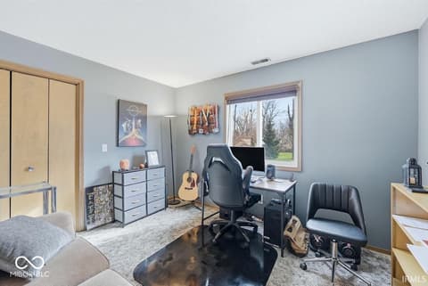 Home office at 4701 N Weir Drive, Muncie, IN