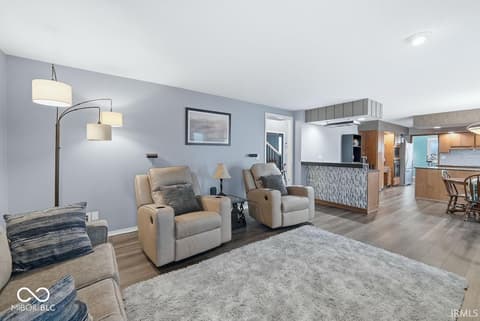 Living room at 4701 N Weir Drive, Muncie, IN