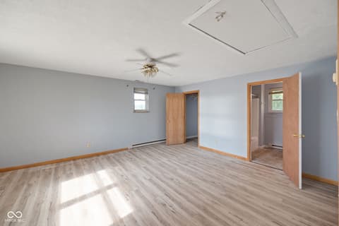 Primary bedroom at 1517 W Us Highway 136, Crawfordsville, IN