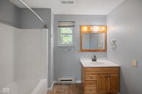 Bathroom at 1517 W Us Highway 136, Crawfordsville, IN