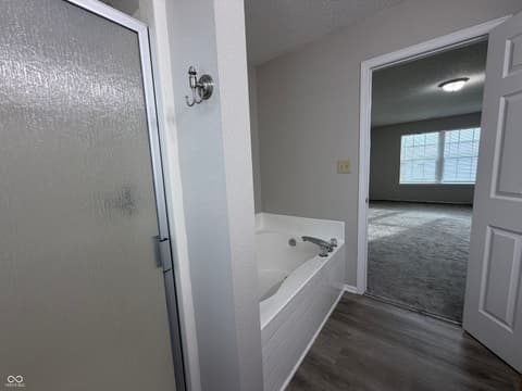 Primary bathroom at 6339 Cradle River Drive, Indianapolis, IN