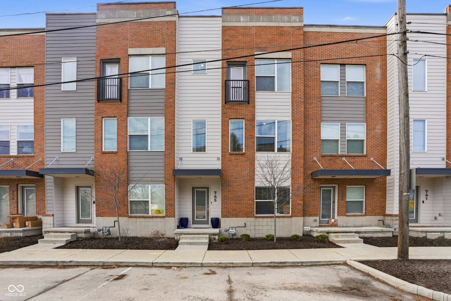 Front exterior at 745 Bates Street, Indianapolis, IN