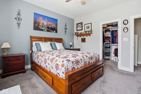 Bedroom at 745 Bates Street, Indianapolis, IN