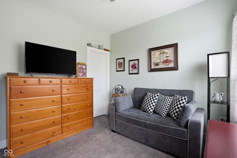 Living room at 745 Bates Street, Indianapolis, IN