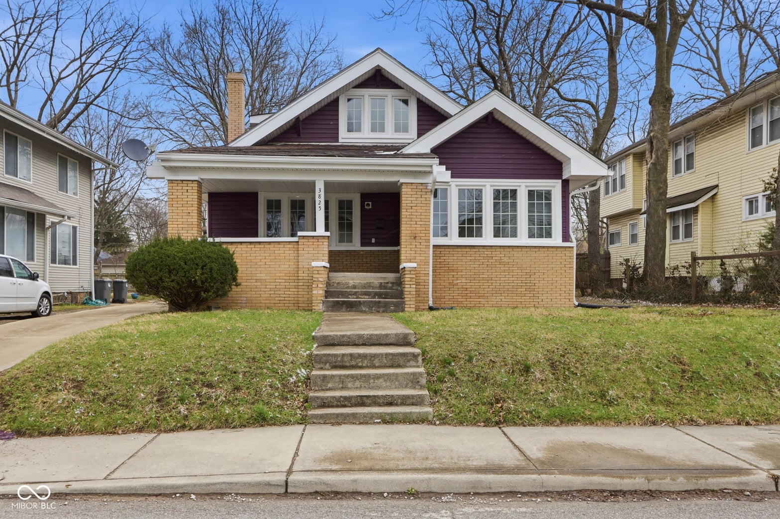 Front exterior at 3825 Carrollton Avenue, Indianapolis, IN