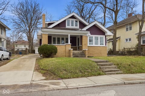 Front exterior at 3825 Carrollton Avenue, Indianapolis, IN