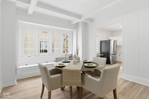 Dining room at 3825 Carrollton Avenue, Indianapolis, IN