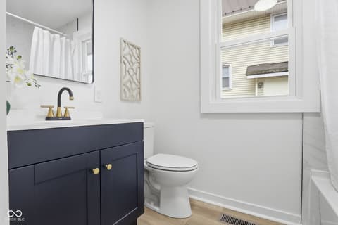 Bathroom at 3825 Carrollton Avenue, Indianapolis, IN