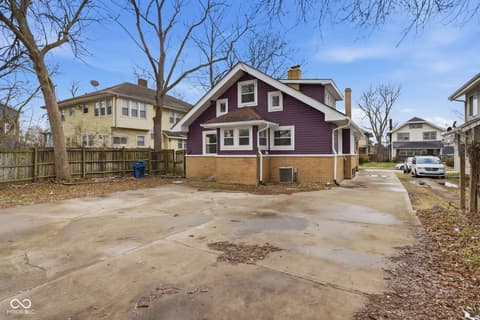 Backyard at 3825 Carrollton Avenue, Indianapolis, IN